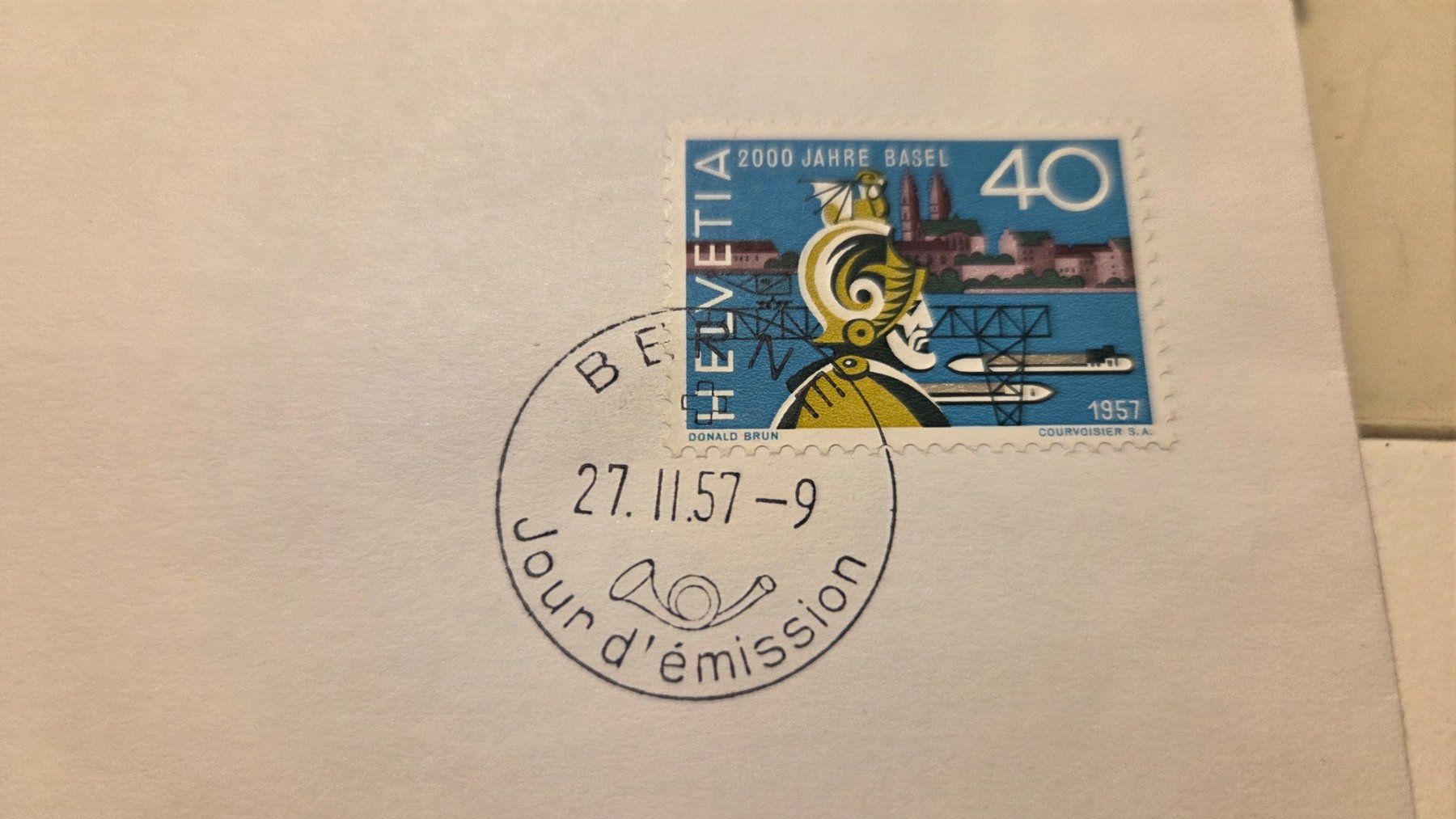 Tutti i francobolli: 1957 3x Illustriere FDC BERNE gestempelt – Usato da Arni AG venduto da Moth68 5