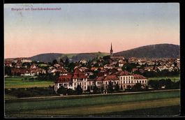 AK Burgdorf, Ortsansicht mit Bezirkskrankenanstalt