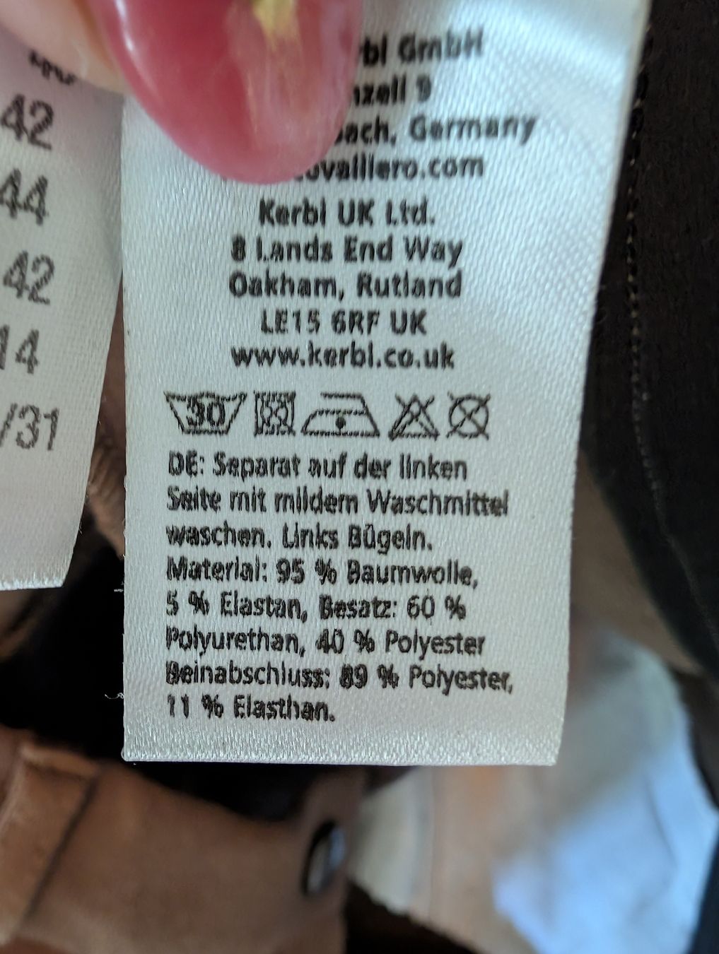 Pantaloni: Reithose Cavalliero braun Grösse 40  – Nuovo e nell'imballaggio originale da Zürich venduto da mco_nd92 1