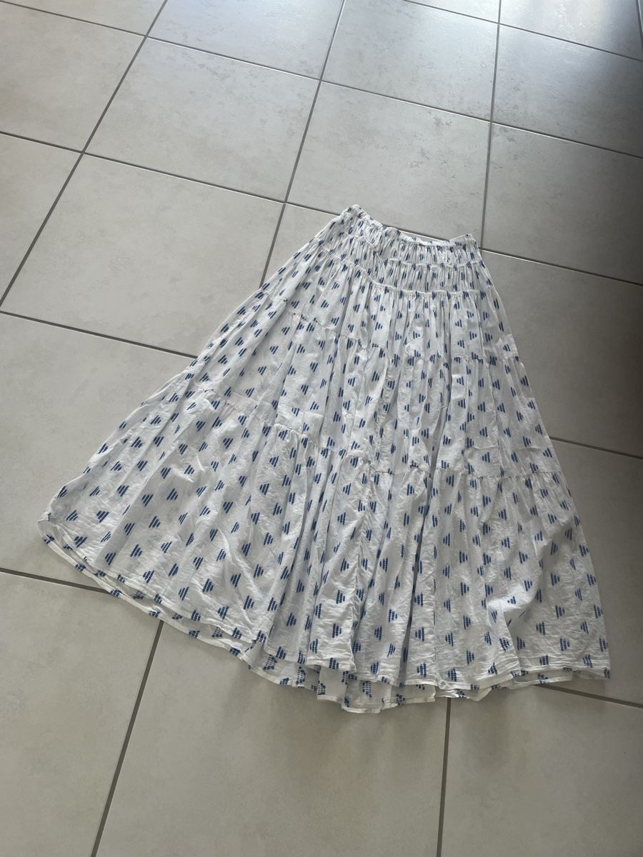 H&M Gonne: Rock lang weiss blau. Grösse M – Usato da Dübendorf venduto da jlu_r7hz 4
