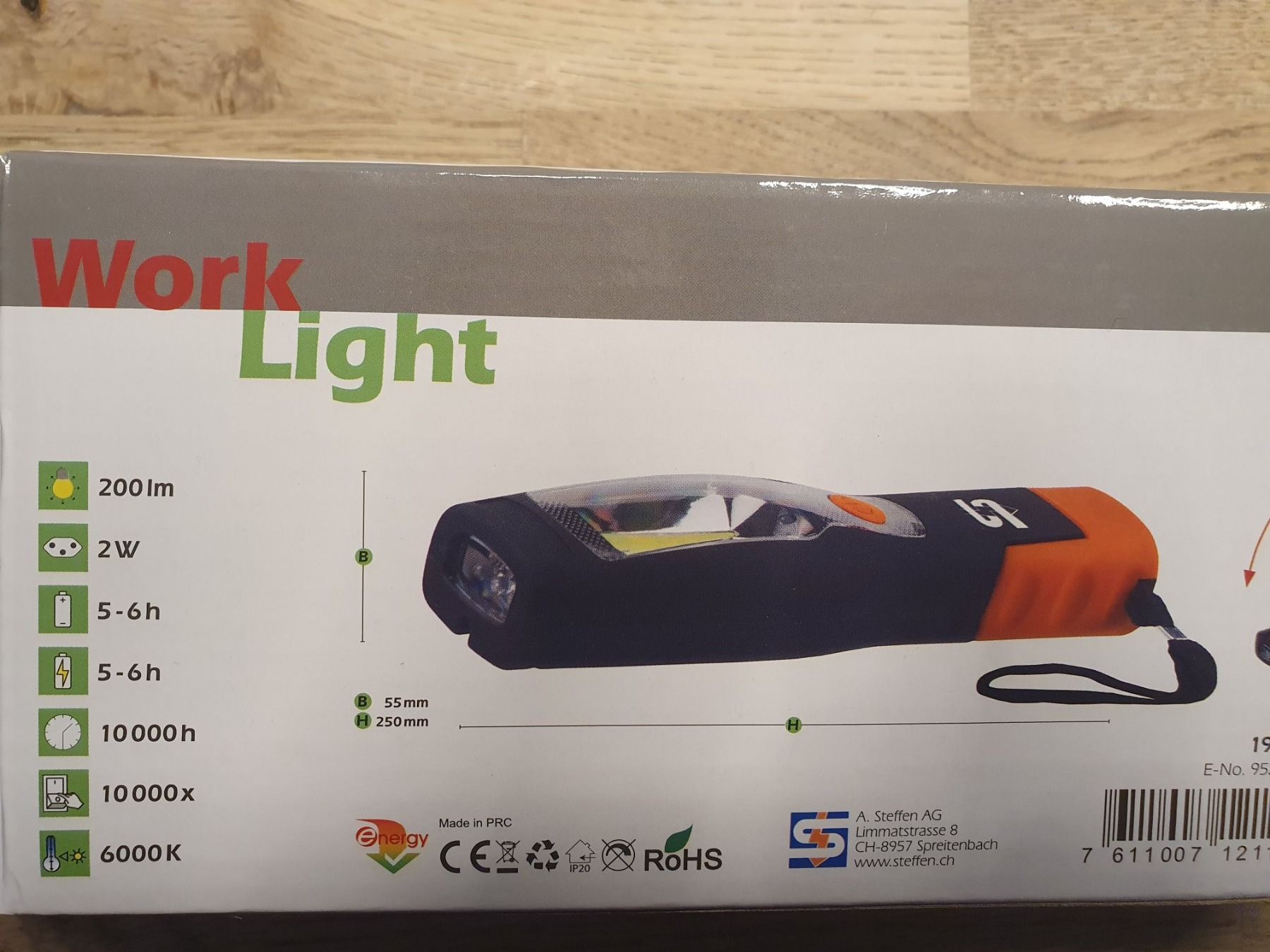 Lampen: LED Akku- Handlampe STEFFEN – Neu und originalverpackt aus Thun von Beas-Allerlei 1