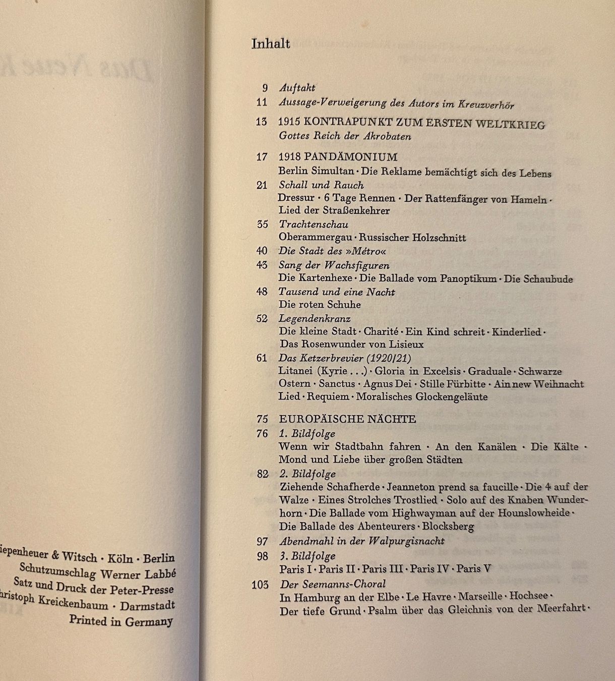Bücher: Walter Mehring: Neues Ketzer-Brevier. EA 1962 – Gebraucht aus Zürich von allp 3