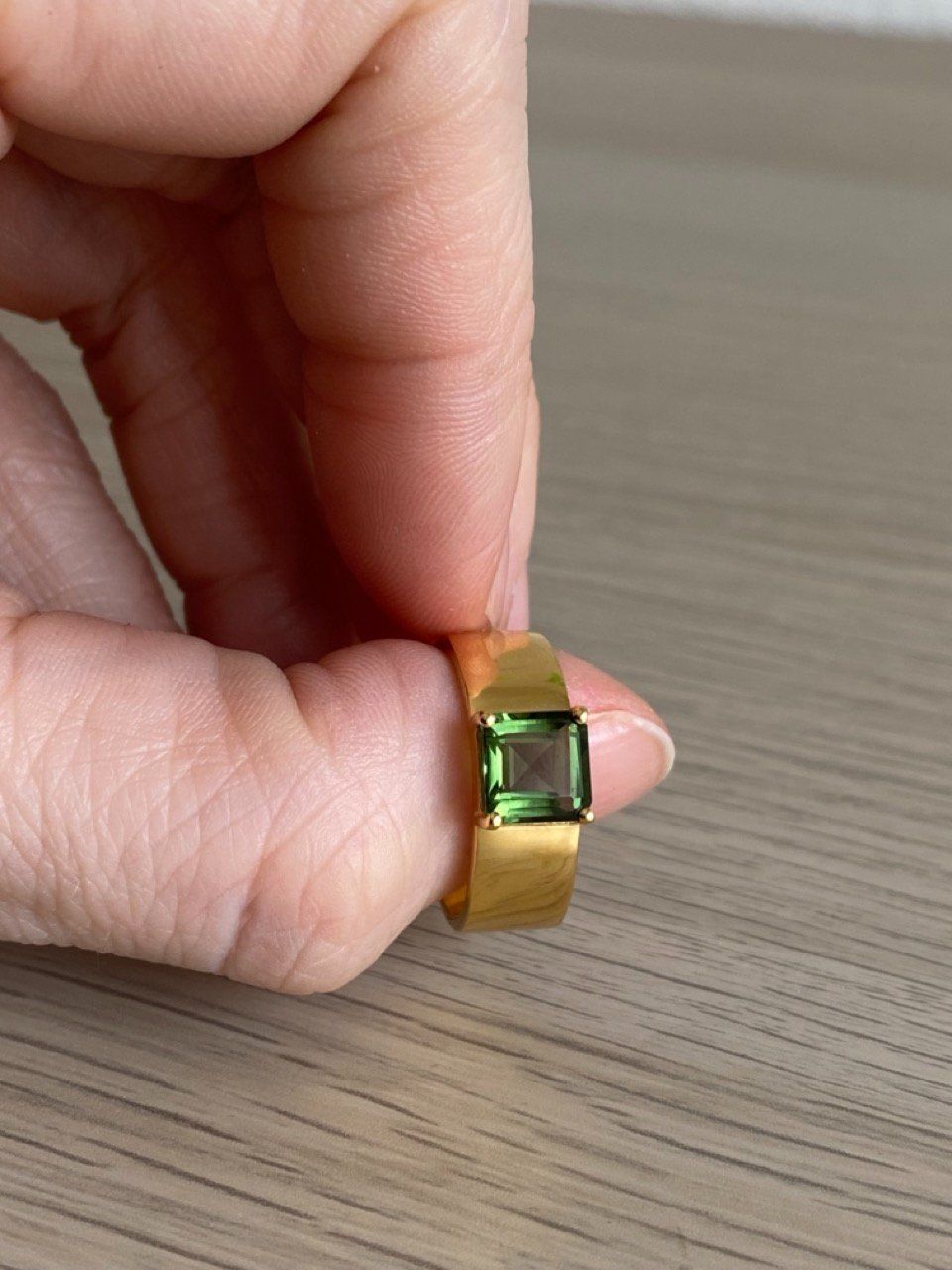 Anelli: Saphir Ring, 925 vergoldet – Usato da Zumikon venduto da Frauenecke 1