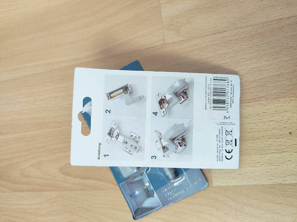 Lampade: 2 LED Schrankleuchten – Nuovo e nell'imballaggio originale da Wolhusen venduto da Donbrain 1