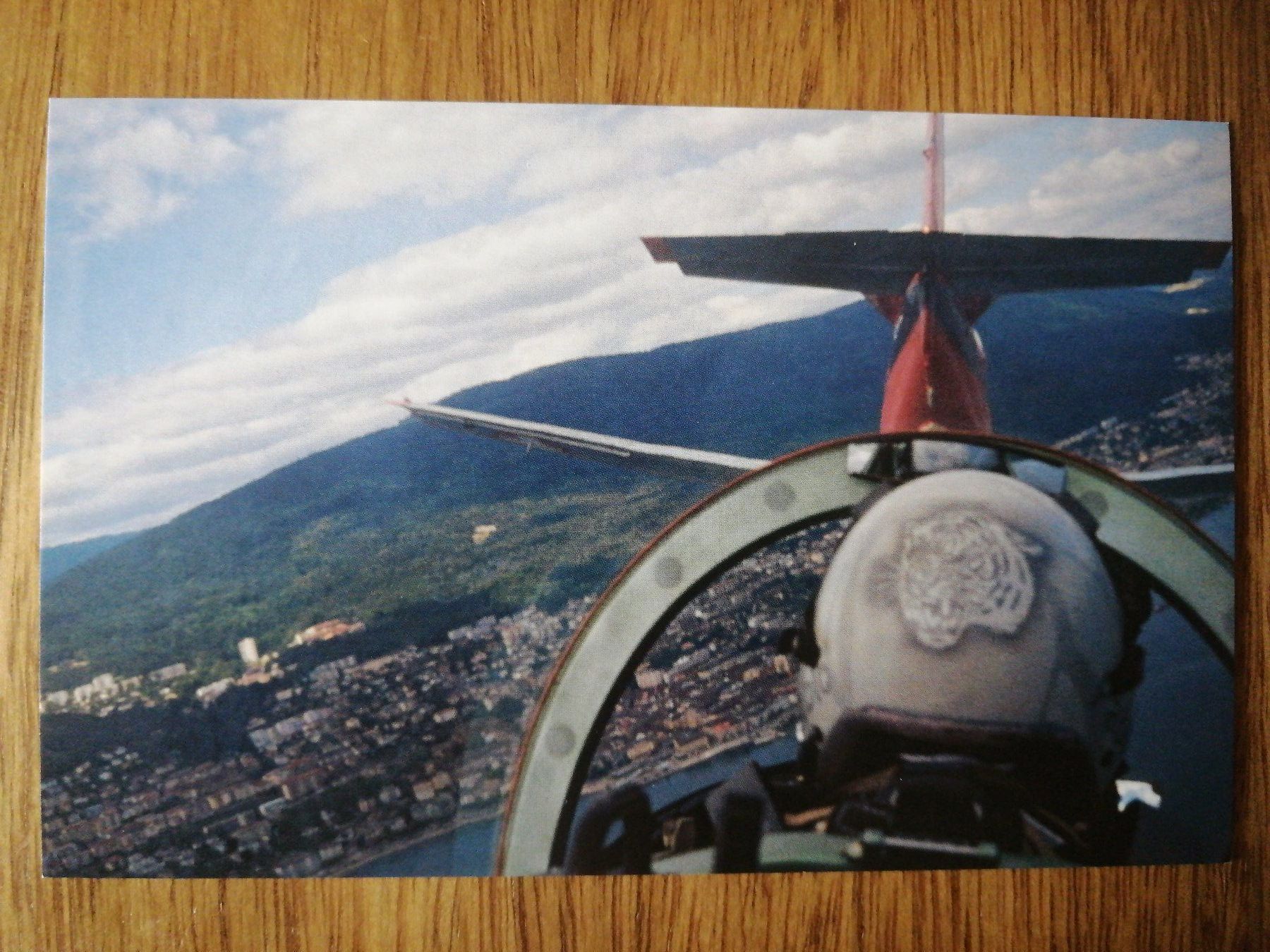 Cartoline postali: 4x AK PC-7 Team Kunstflugstaffel Schweizer Luftwaffe – Usato da Aesch BL venduto da Opirol 2