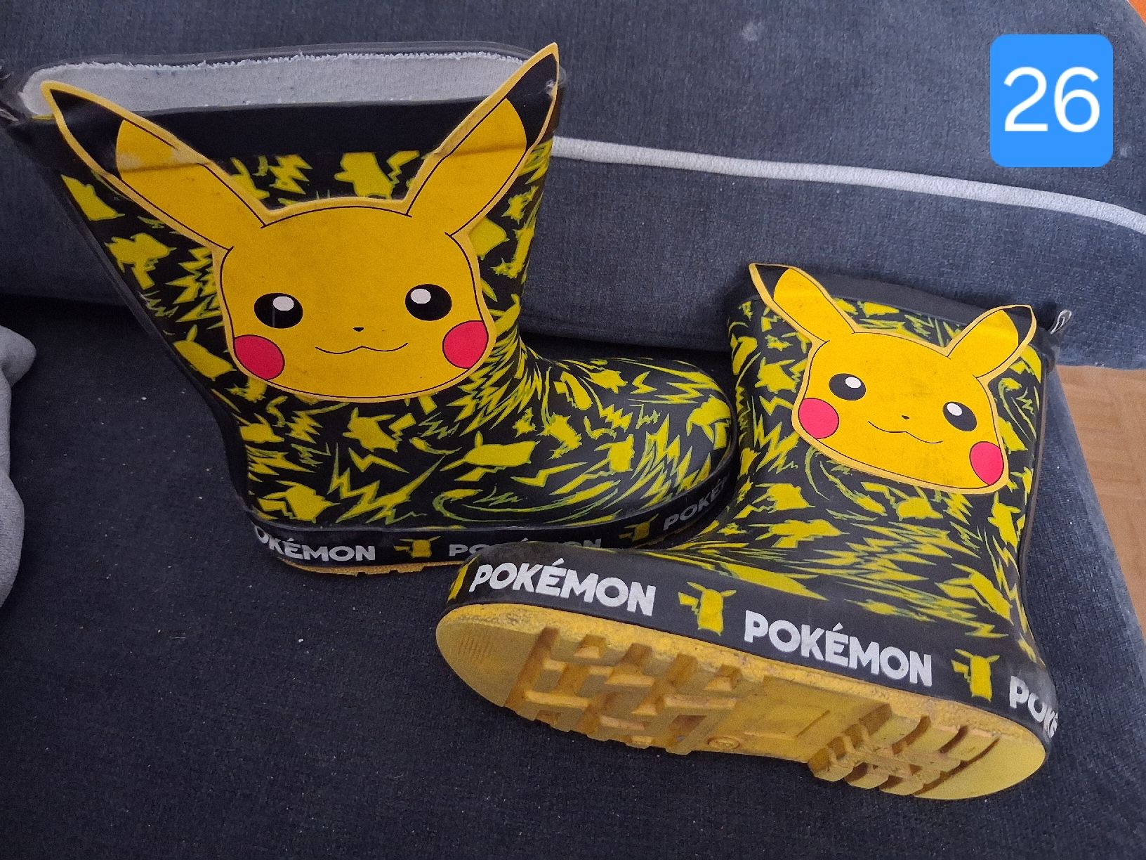 Scarpe per ragazzi: Regenstiefel Pokemon 26 – Usato da Visp venduto da SoKu22