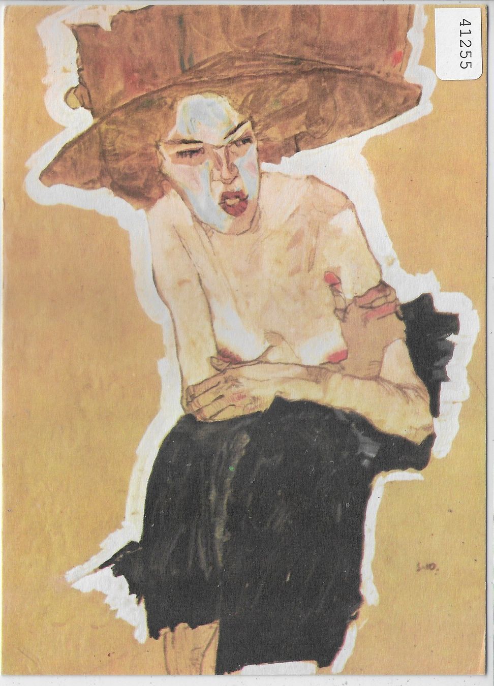 Cartes postales: Egon Schiele - Die Hämische 1910 – D'occasion à Ettingen par Kartenplanet