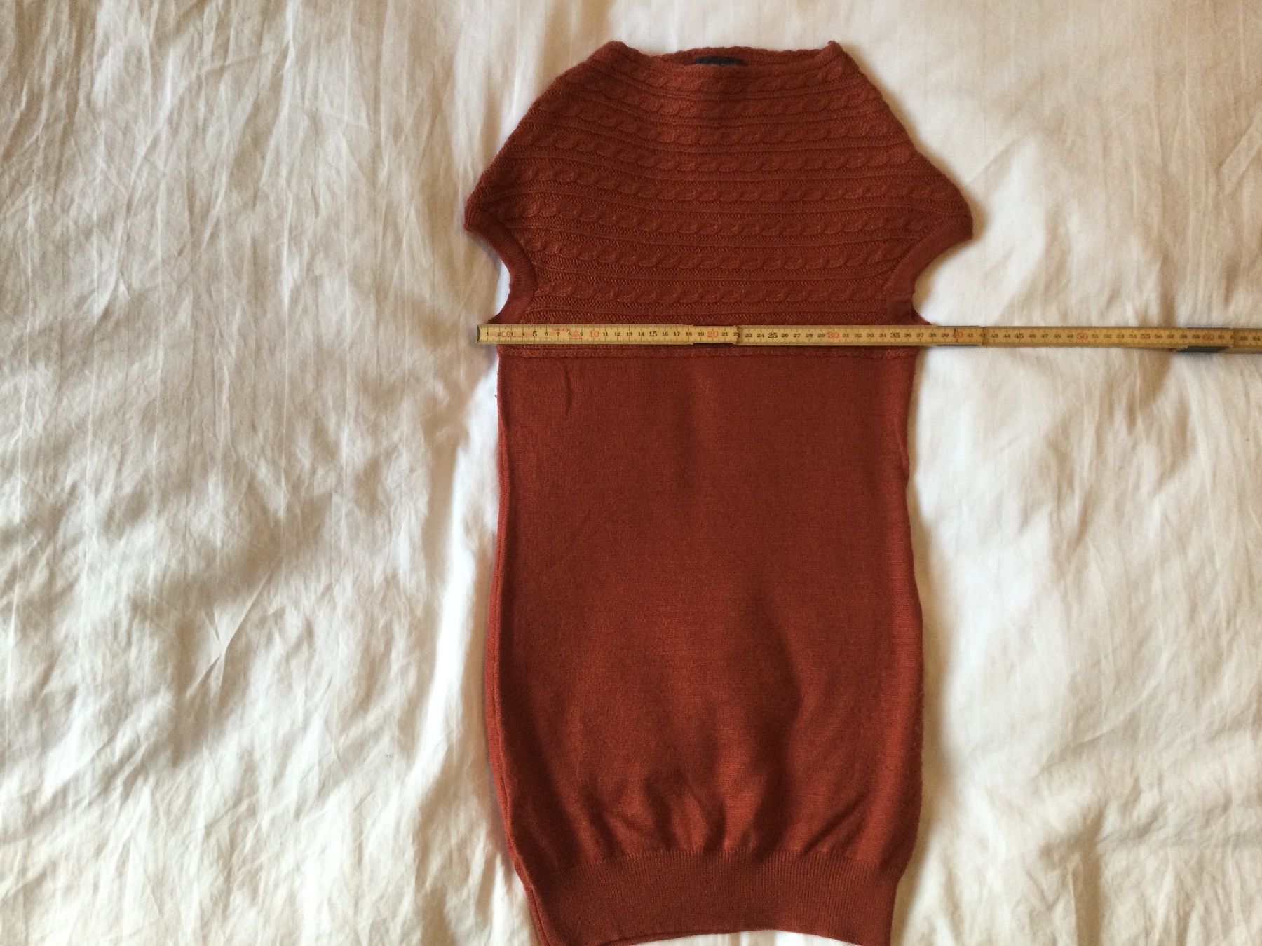 Mango Maglioni & Felpe: Langes kurzarm Pullover rostfarbig – Usato da Zürich venduto da Janakpur 4