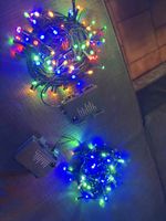 Guirlande lumineuse LED piles 10m 6 pièces