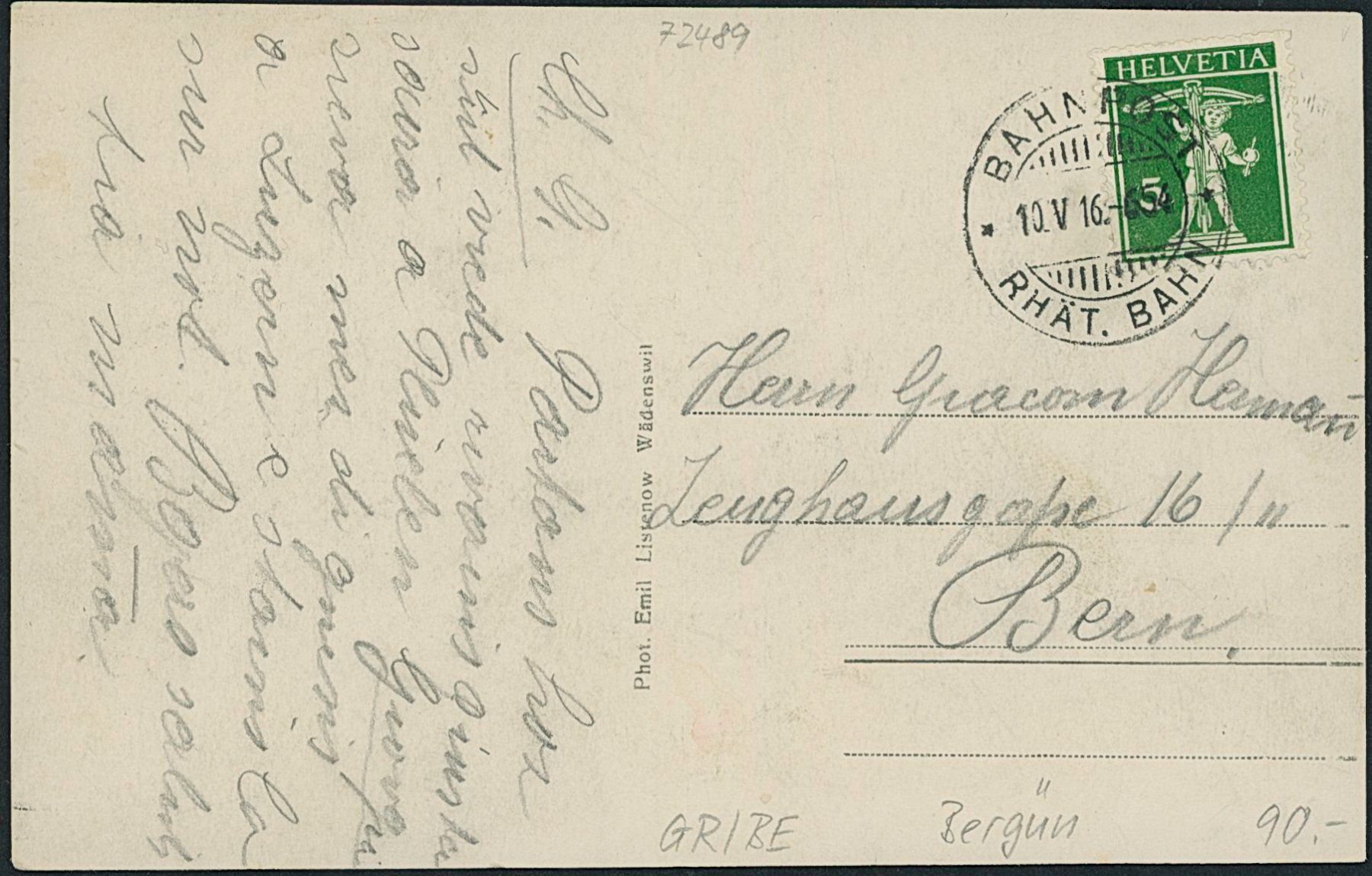Cartoline postali: GR Bergün - Tiere - Ziegen – Usato da Schindellegi venduto da masutka7 1