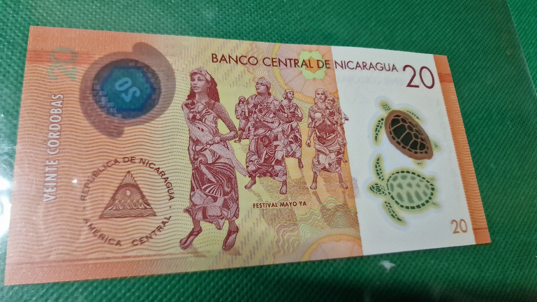 Banconote: Banknote Nicarágua 2014 NEU – Nuovo e nell'imballaggio originale da Herisau venduto da Antiques.AR 1