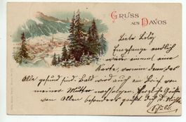LITHO Gruss aus DAVOS 1900