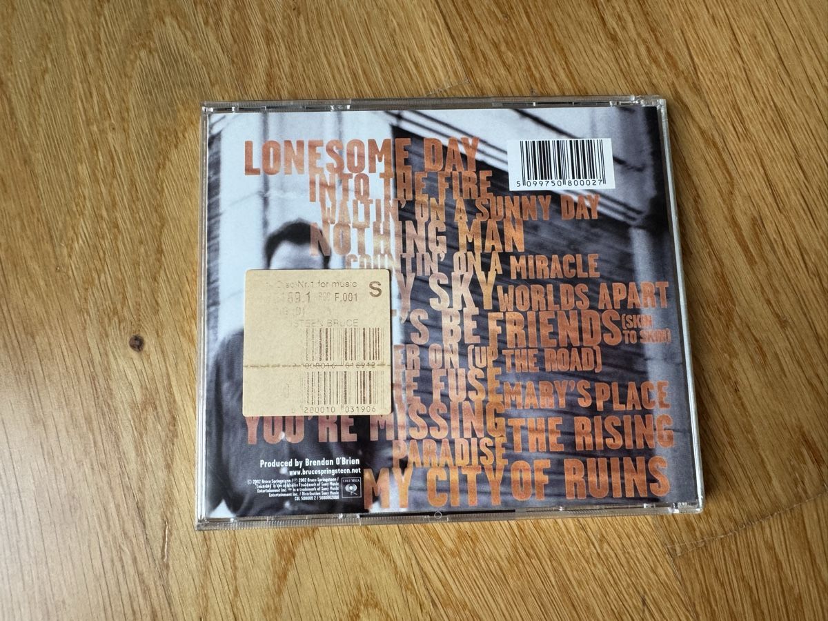CD: Bruce Springsteen "The Rising" CD – Usato da Zürich venduto da wtpooh 1