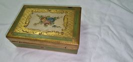 Holzschatulle / Aufbewahrungsbox bemalt