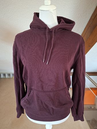 Kapuzenpullover Divided H&M aubergine Grösse XS gebraucht