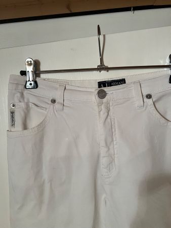 Armani Jeans Hose Comfort Fit weiss gebrauchter Zustand