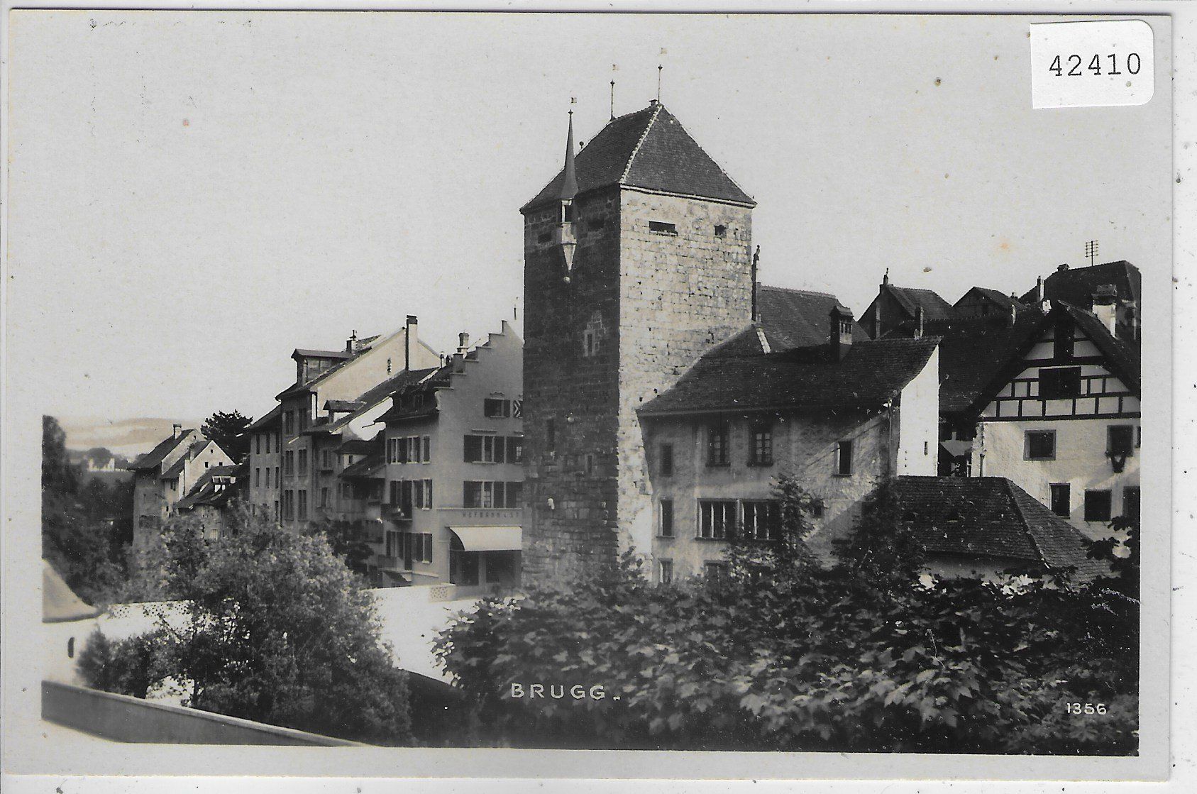 Cartoline postali: Brugg - Stadtpartie – Usato da Ettingen venduto da Kartenplanet