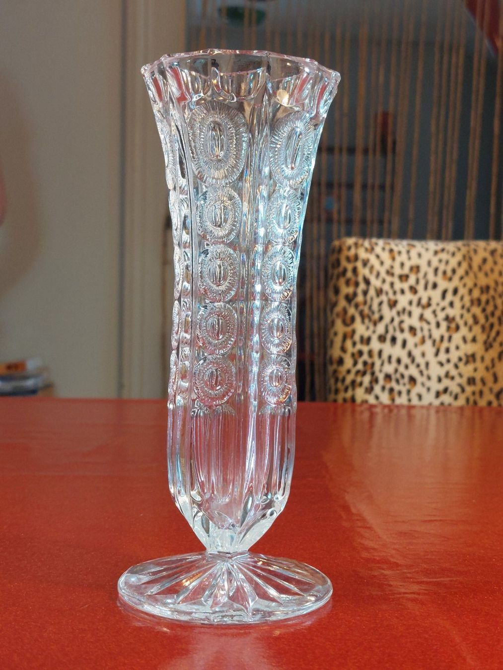 Vasi & Recipienti: Joli vase en verre sur pied – Usato da Lengnau BE venduto da Madame-Minouche 1