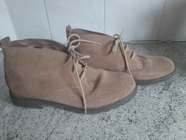 Braune Wildleder Sneaker leicht gefütter
