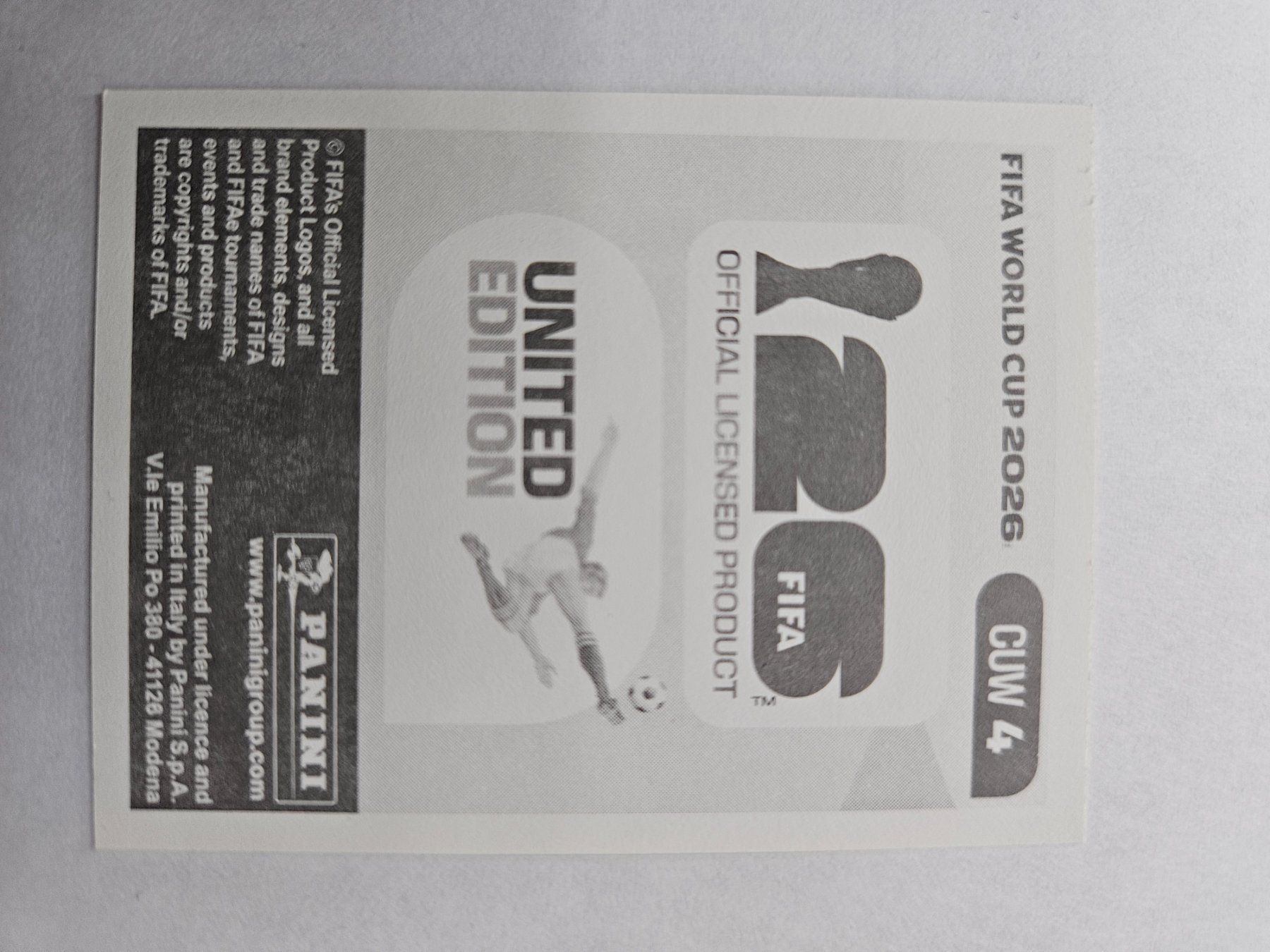 Panini Carte collezionabili: CUW4 – Usato da Würenlingen venduto da Dinli 1