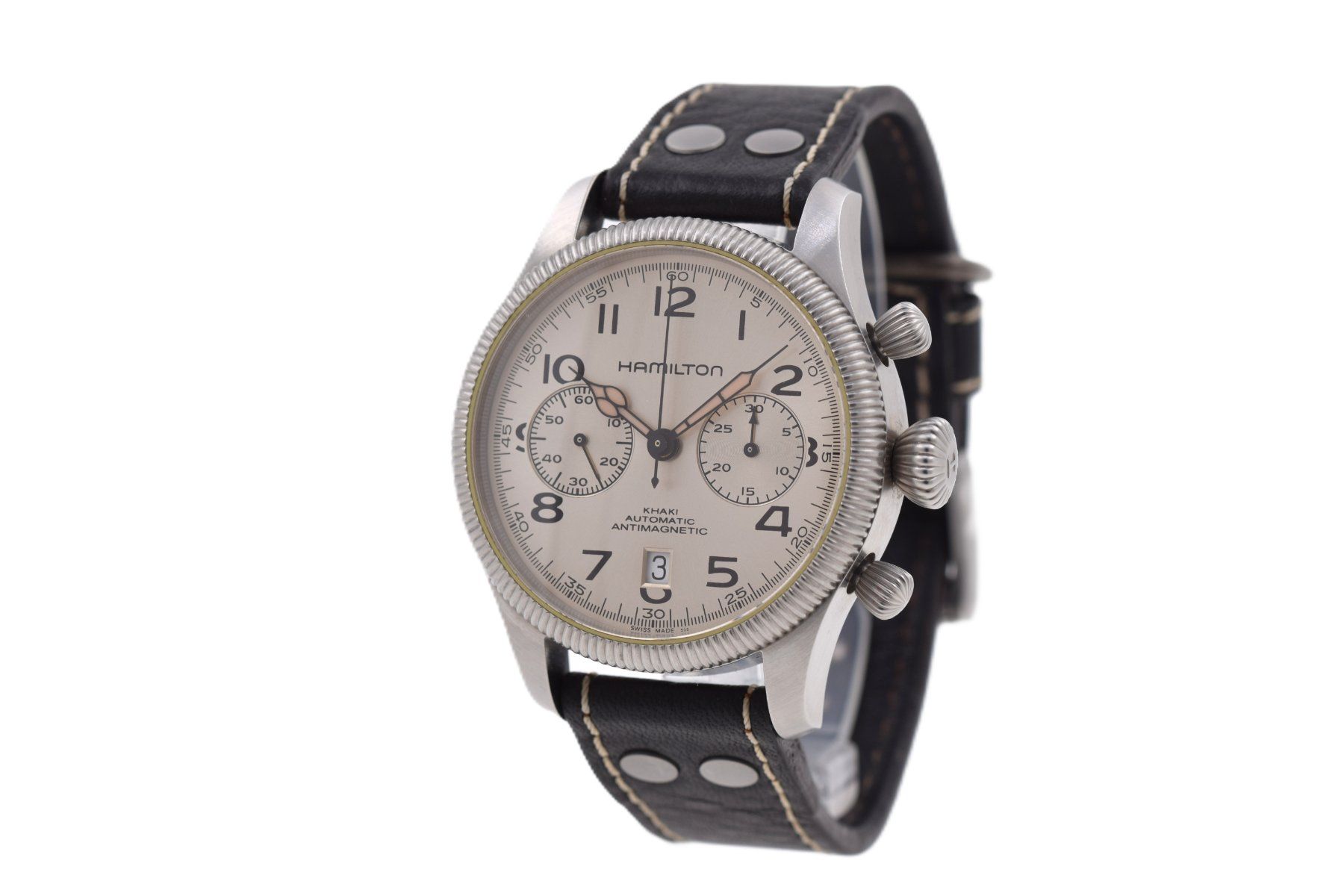 Hamilton Orologi: Hamilton Khaki Field Harrison Ford Chronograph B&P 2011 – Usato da Arni AG venduto da magnetKRAFT 1