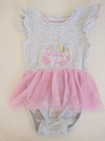 Baby Girl Body Gr. 68 mit Tüll - Bee happy little one