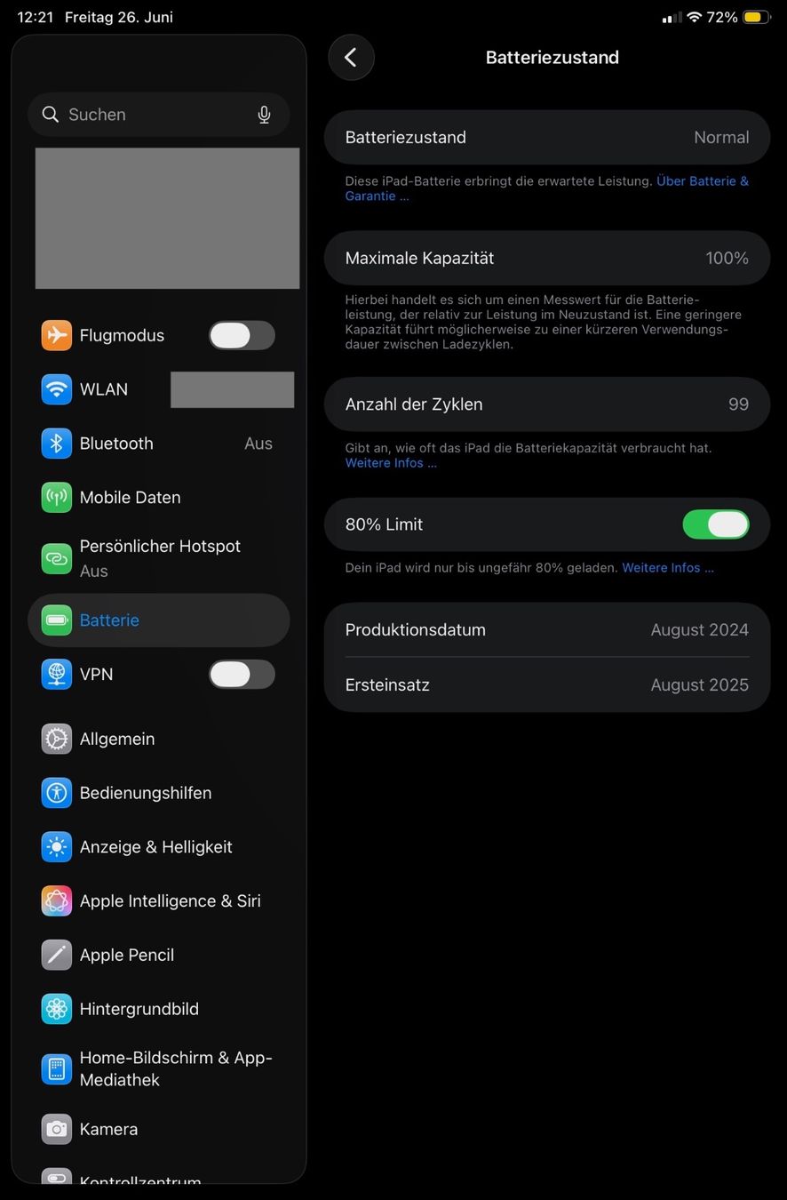 Apple Tablet PC: iPad mini Wi-Fi + Cellular 128GB, Violett, 8,3" – Usato da Lohn-Ammannsegg venduto da Uranus2001 3