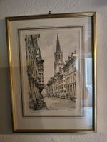 Bild, Stich Bern Münster, alt