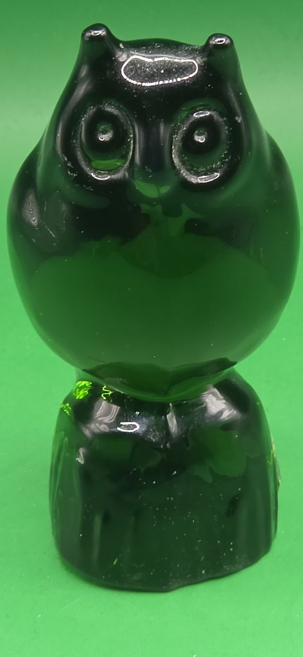 Figuren: Raijmyre Sweden Glas Figur Eule Grün – Gebraucht aus Zürich von Daniela51 5