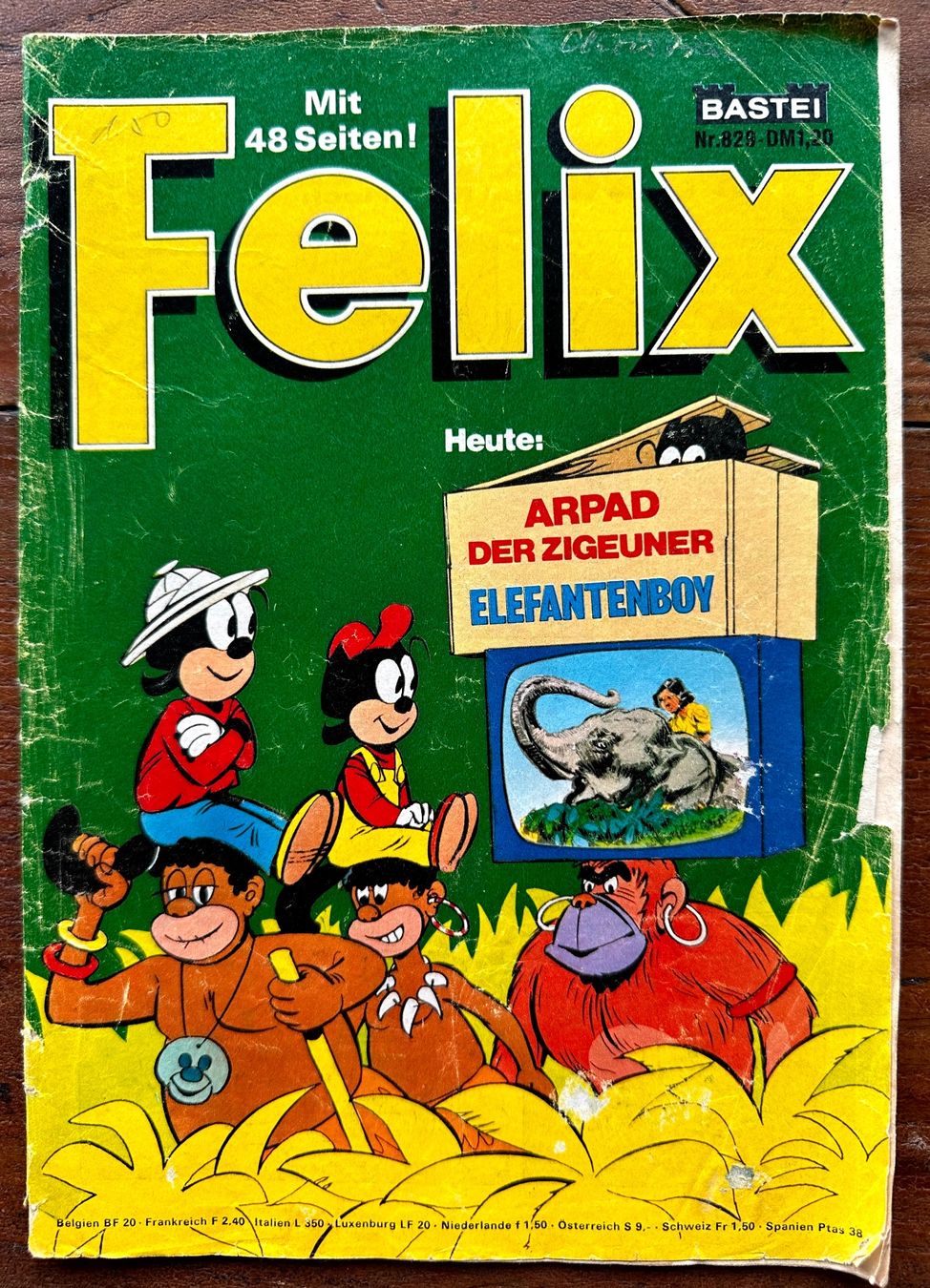 Comics: Felix Band Nr. 829, hunderte Comics ab 1.- eingestellt – Gebraucht aus Seltisberg von quadartswiss