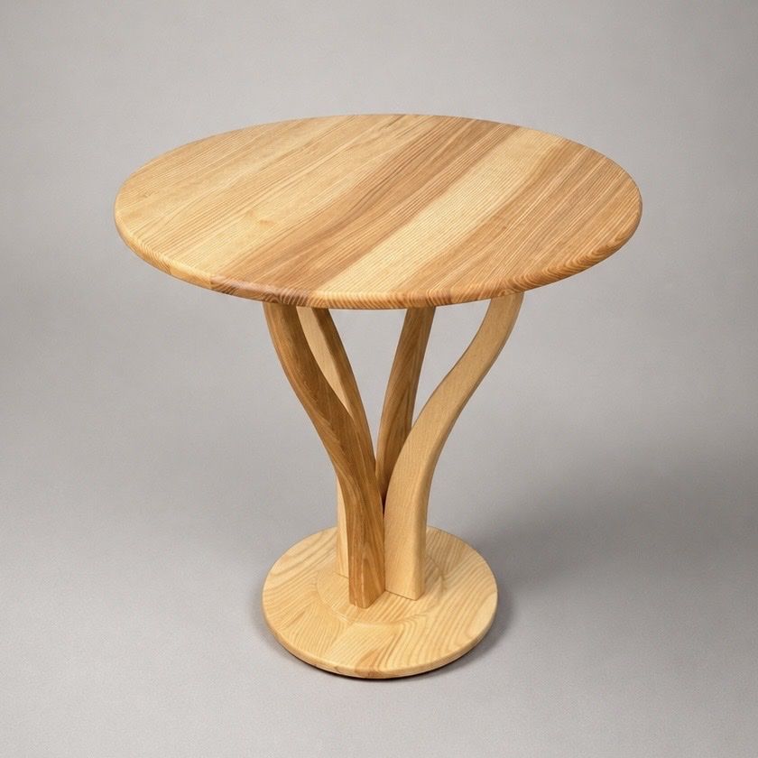 Tables: Beistelltisch aus massiver Esche – Neuf (Voir description) à Zwillikon par EichenlaubWoodwork 1