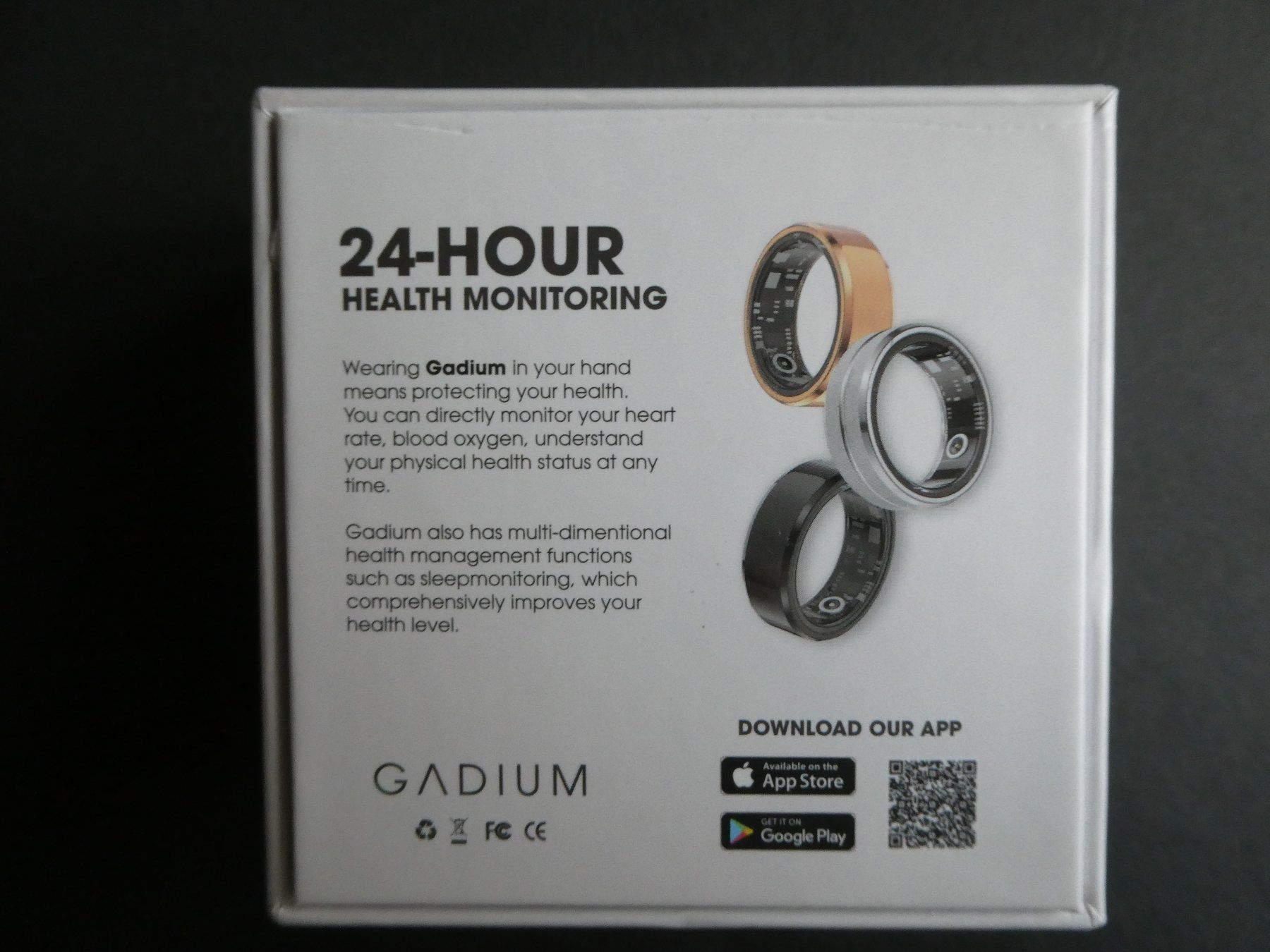 Anelli: Ring Smart Ring Qinux Gadium SILBER- NP 138.00 – Nuovo e nell'imballaggio originale da Zürich venduto da ursinas-shop 1