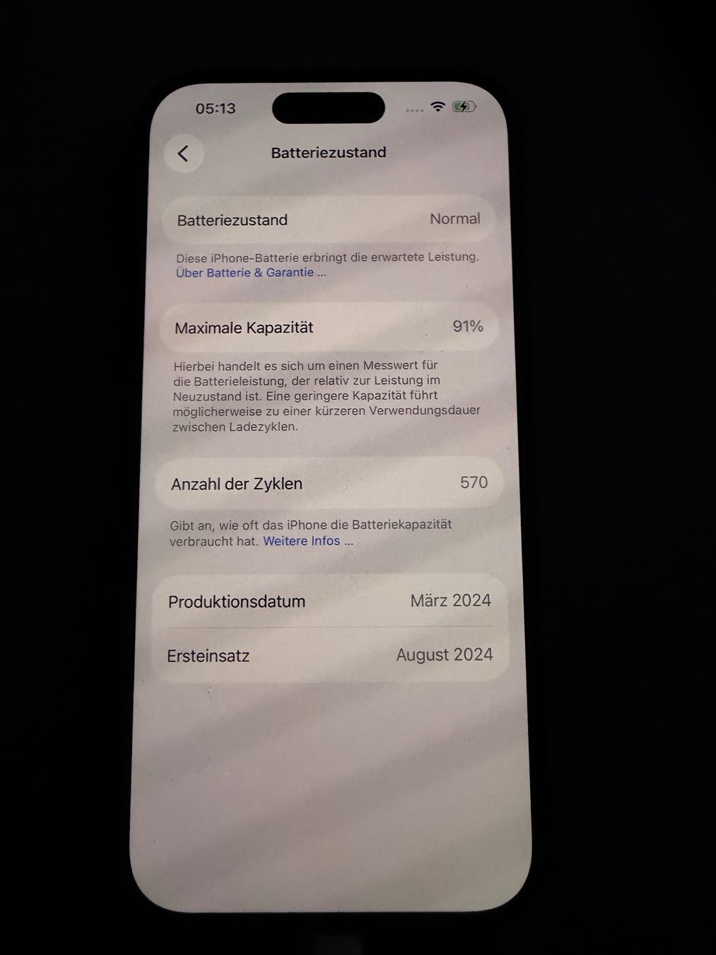 Apple Handys / Smartphones: IPHONE 15, schwarz, 128GB – Gebraucht aus Balzers von chrikauf 4