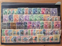 Guatemala Briefmarken auf Karte F6 Zustand gemäss Bild
