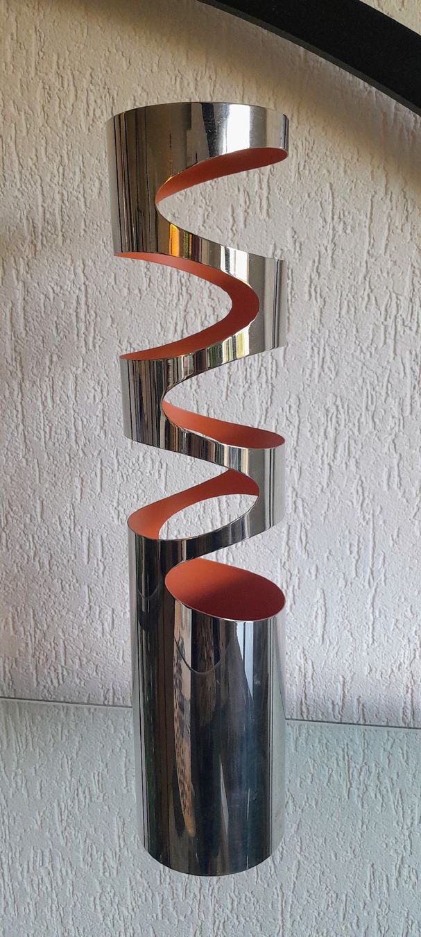Vasi & Recipienti: Design Vase Philippi Spirale Chrom  – Usato da Zürich venduto da Janeway85 1