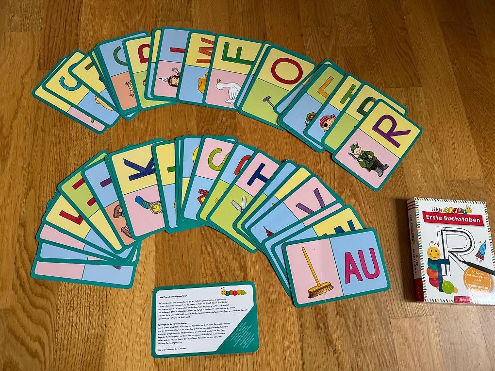 Libri: Lernraupe erste Zahlen + erste Buchstaben – Usato da Zürich venduto da wtpooh 2