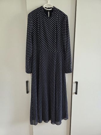 Whistles Kleid, Grösse 38, Dunkelblau mit Blumenmuster
