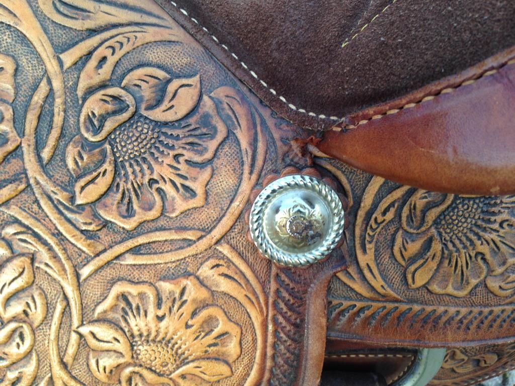 Selle & Accessori: Western Saddle - Leather Tooled – Nuovo (secondo la descrizione) da Le Mouret venduto da zerb 2