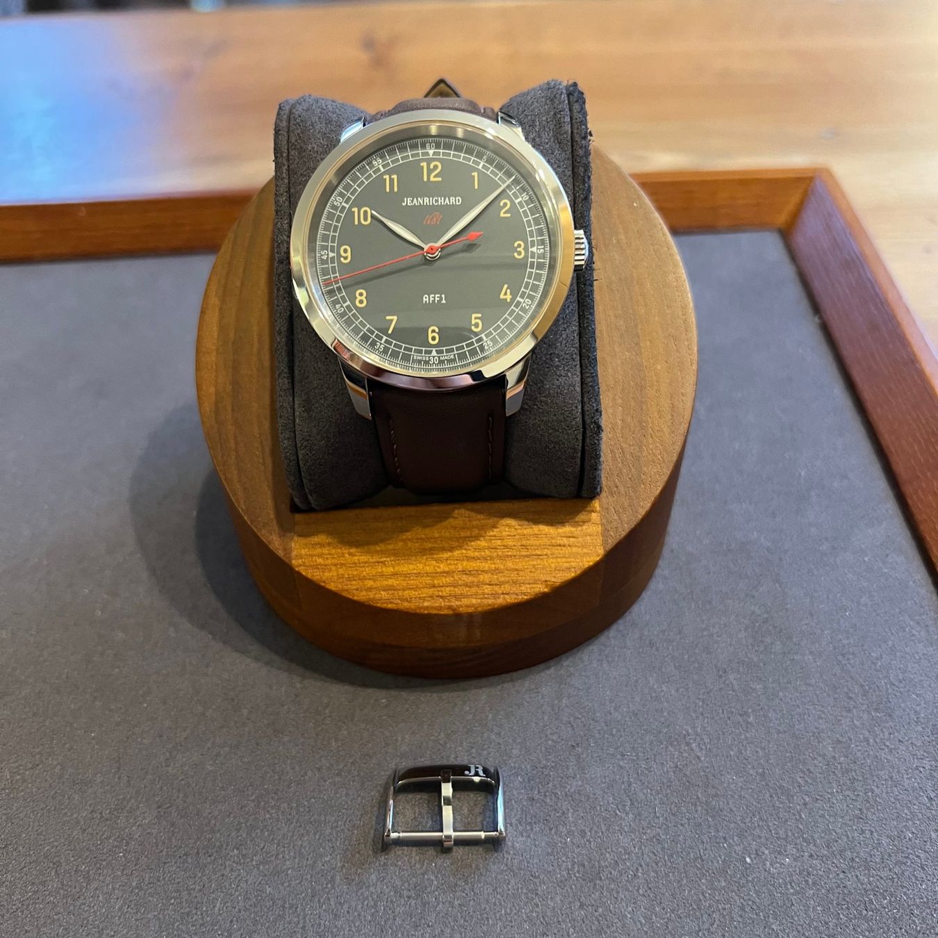 JeanRichard Orologi: JeanRichard 1681 AFF2 Gray Dial Automatic 60300 – Usato da Carouge GE venduto da Watchaser 5