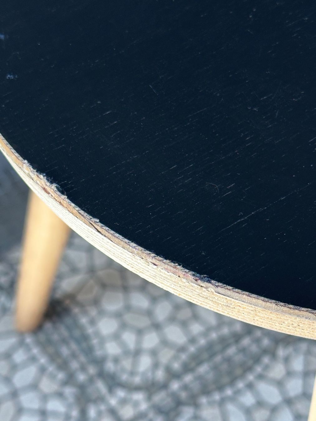 Hocker: Hocker "griffbereit" – FEINSERIE, Holzhocker – Gebraucht aus Basel von Trip_7 3