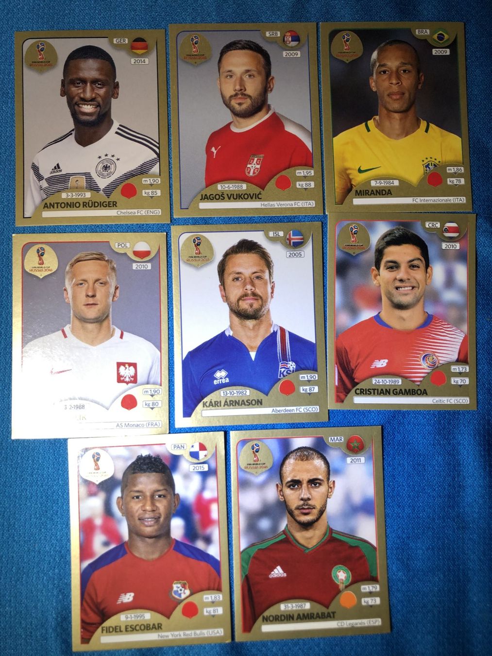 Panini Carte collezionabili: Panini WM 2018 - 8 Sticker - – Usato da Gossau SG venduto da Sammler7654 2