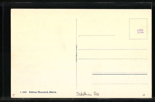 Cartoline postali: Solothurn, Soldatendenkmal Den Beschütz – Usato da Berlin venduto da bartko-reher 1
