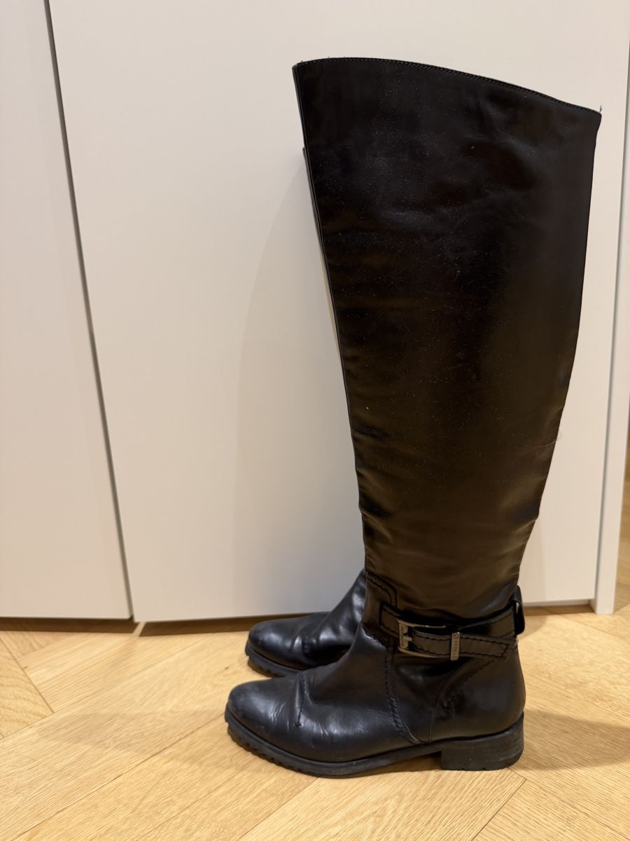 Baldinini Scarpe da donna: Baldinini Black Leather Knee-High Boots, size 37 EU – Usato da Schwyz venduto da ann_5w8m 1