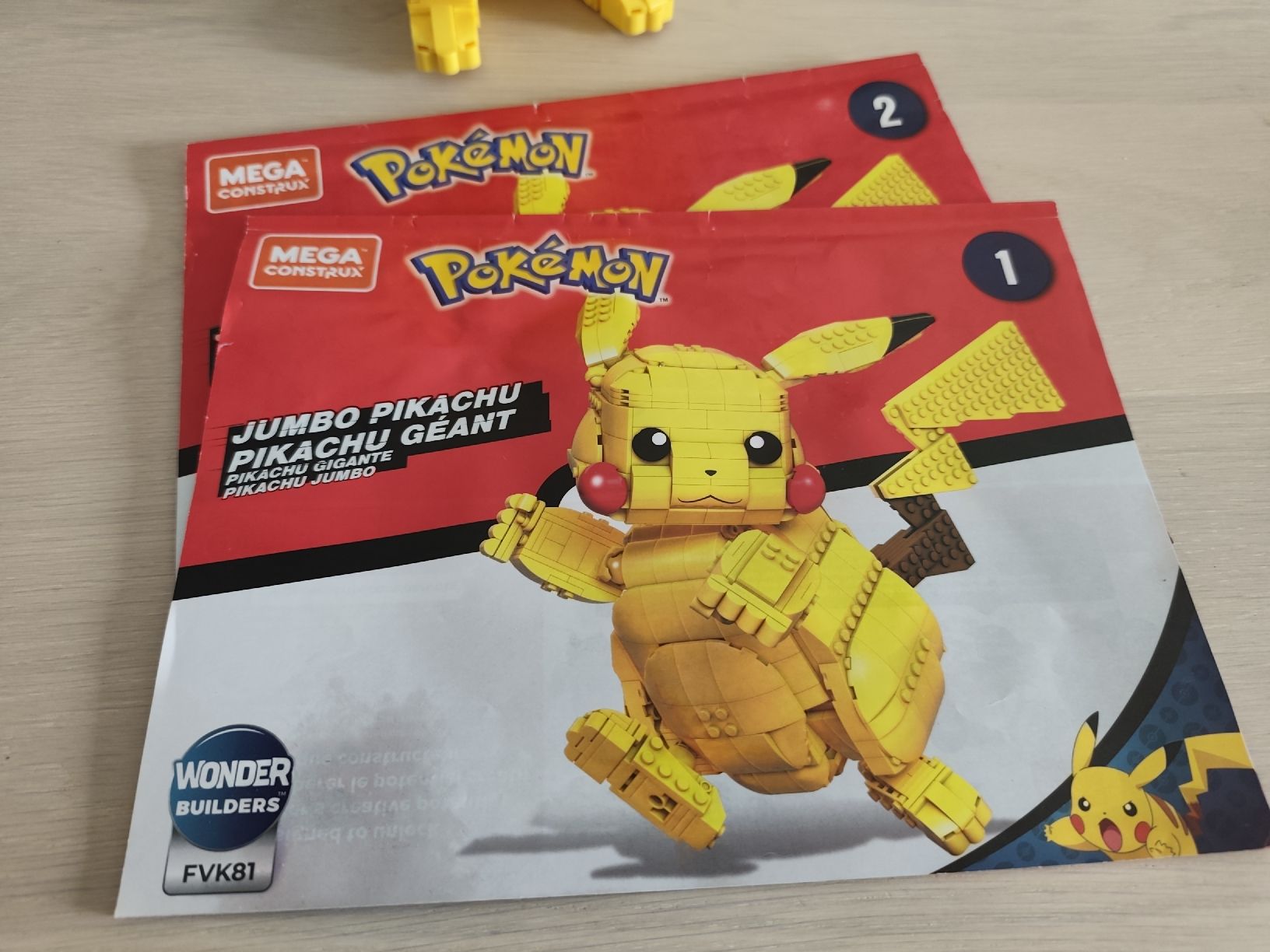 Mega Kit di costruzioni: Pokėmon Pikachu Jumbo Mega Construx Komplett. – Nuovo (secondo la descrizione) da Zuckenriet venduto da bm2_88l9 4