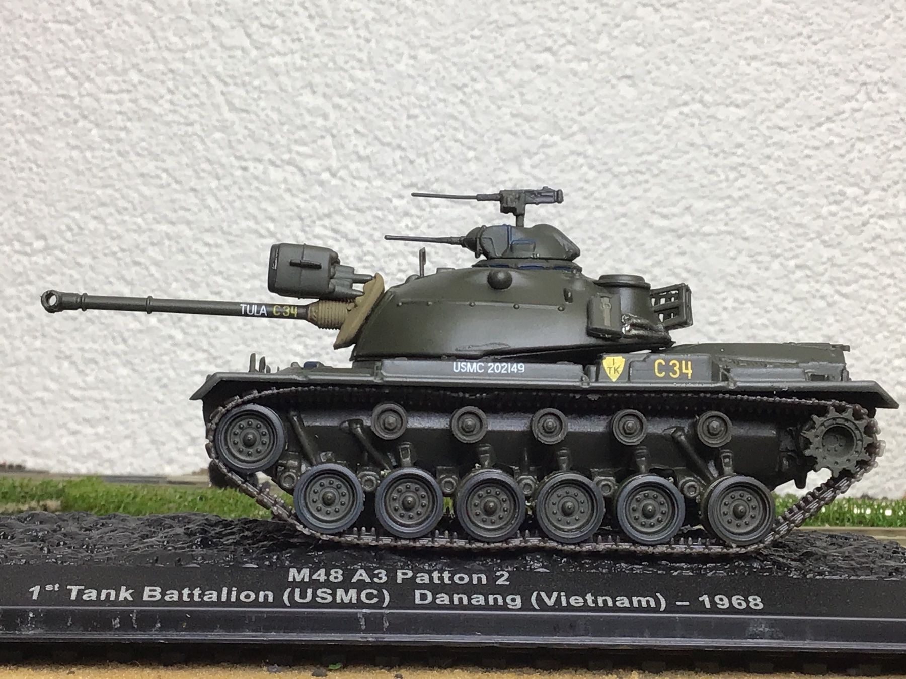 Kit di modellismo & Modellini statici: 1:72 Modell Panzer M48 A3 Patton 2 Vitrine – Nuovo (secondo la descrizione) da Männedorf venduto da Modell-Spezialisten 1