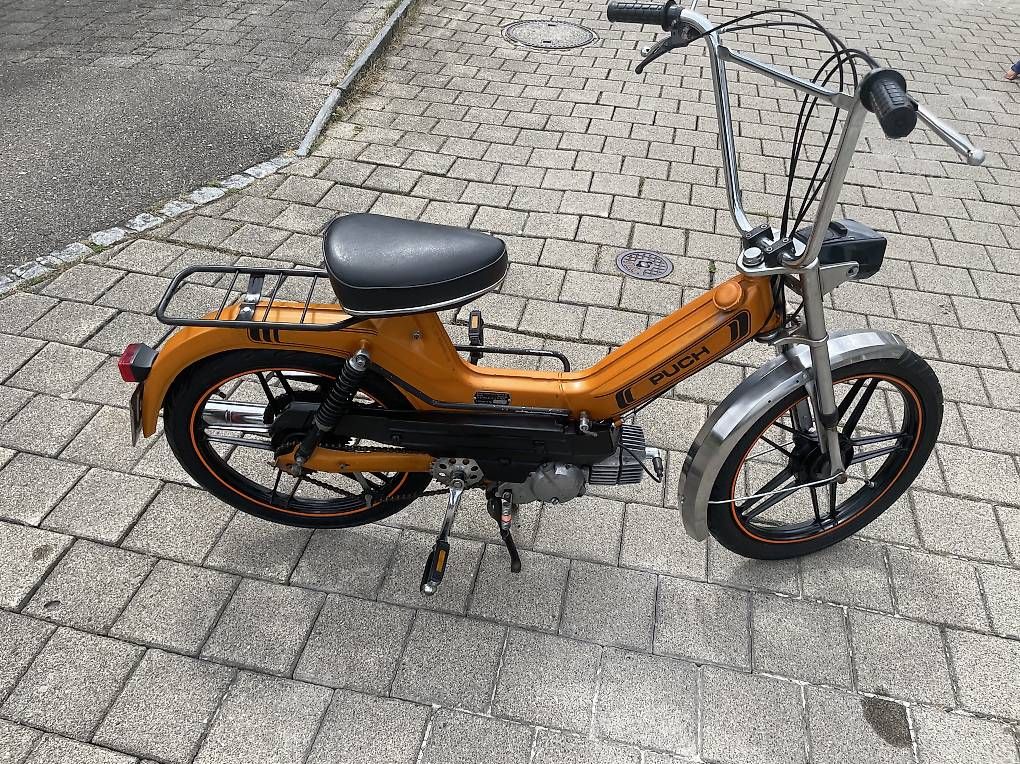 Puch Ciclomotori: Puch Maxi S in Orange mit mutching Numbers – Usato da Eschenbach SG venduto da Manu_89_w 3