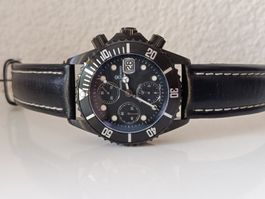 Revue Thommen Chronograph automatisch, NEU - Box - Papiere !