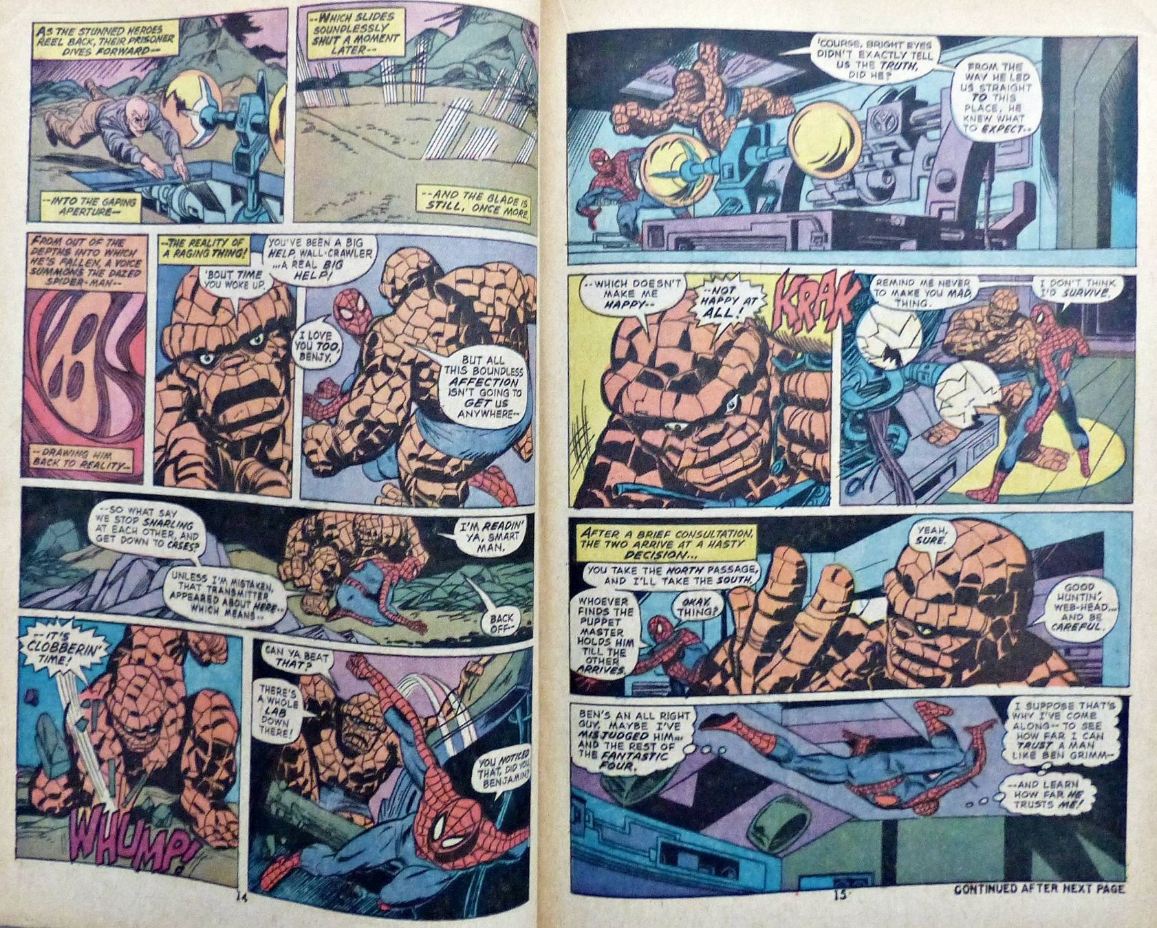 BD: MARVEL TEAM-UP #6 SPIDER-MAN AND THE THING FF MARVEL 1973 – D'occasion à Lugano par YouWantUS 2