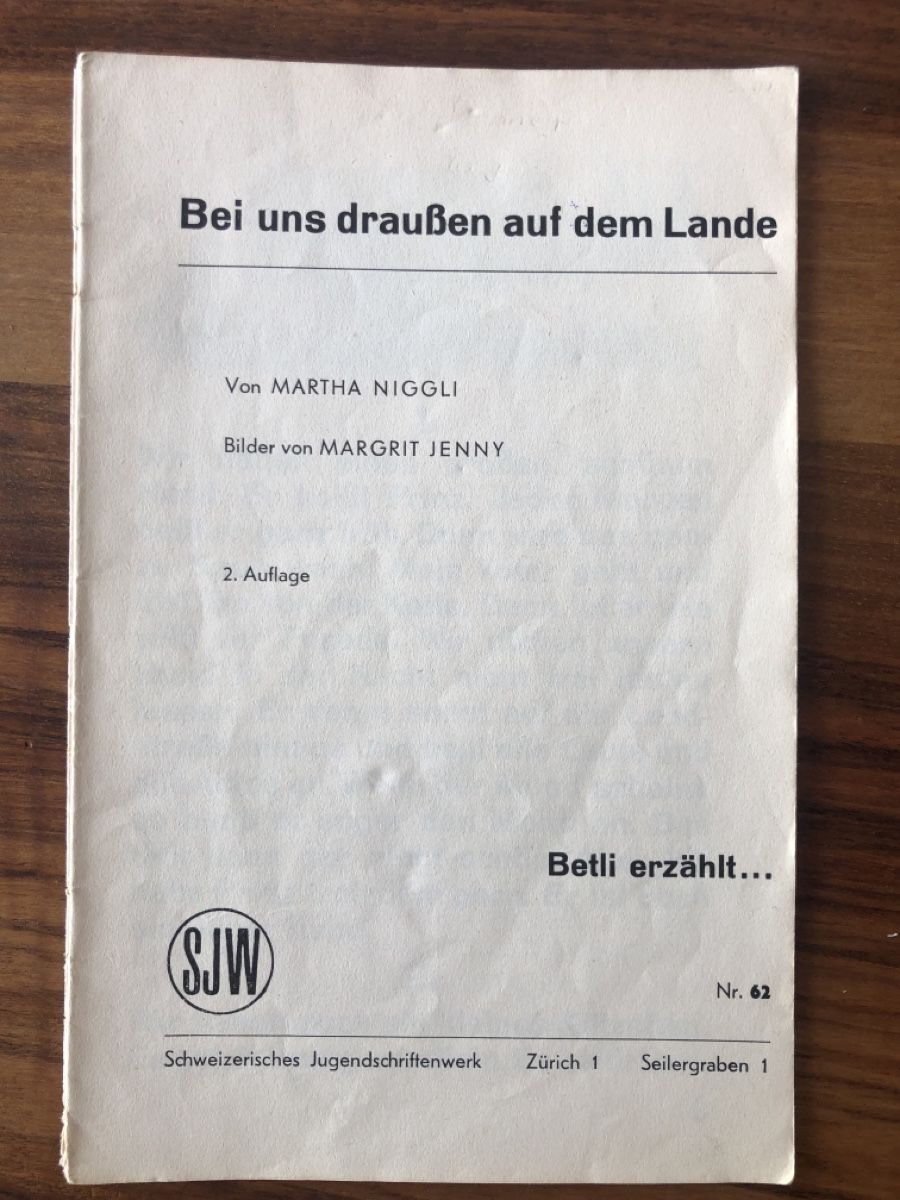 Riviste & Magazine: SJW Heft Nr. 62 – Usato da Niederneunforn venduto da Maralisa 1