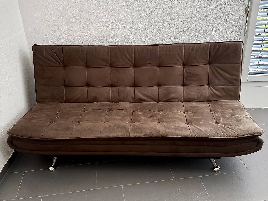 Sofas: Bettsofa Braun – Gebraucht aus Adligenswil von Timda